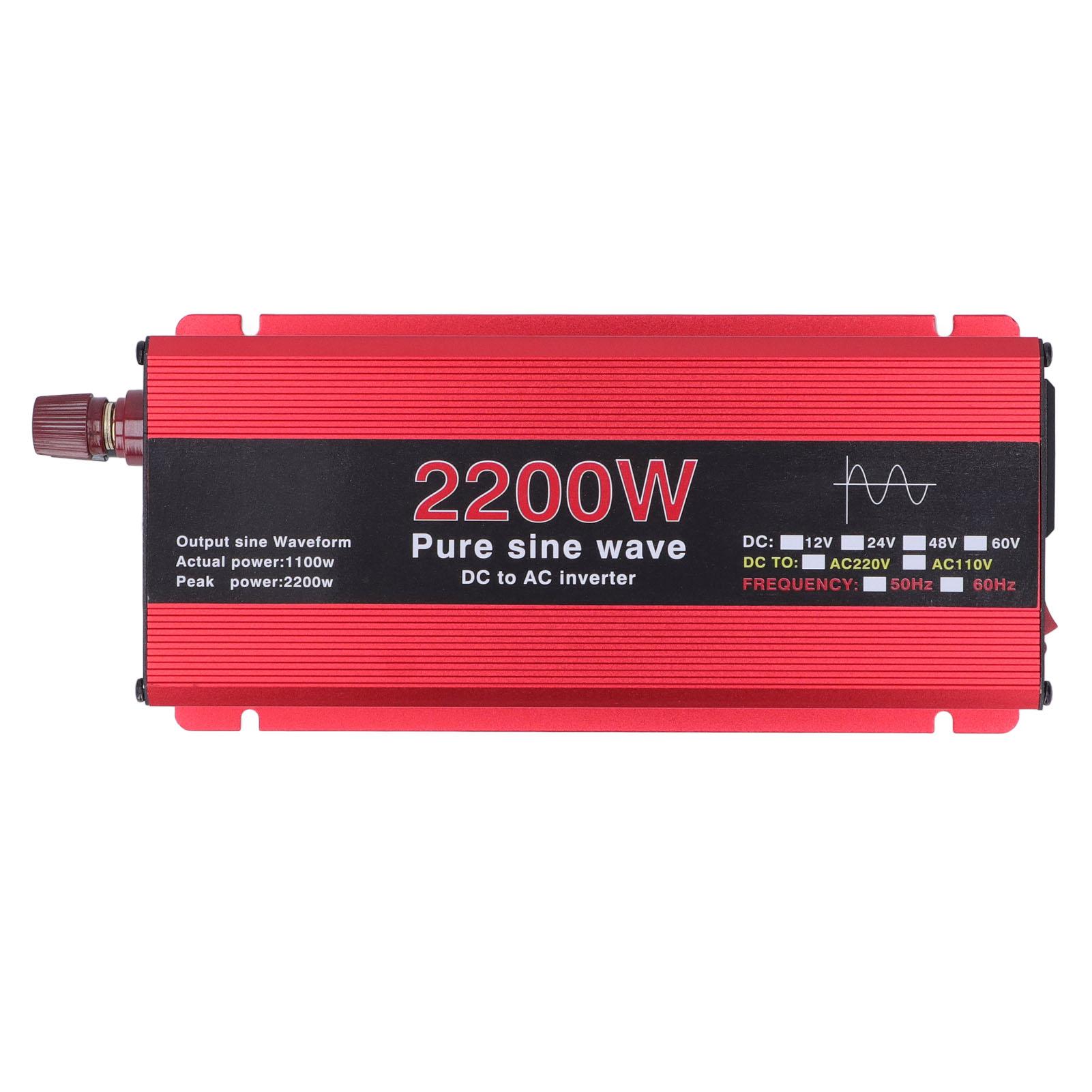 2200 Вт Чистый синусоидальный инвертор постоянного тока 12 В в переменный ток 220 В Солнечный ветроэнергетический инвертор для уличного транспорта
2200 Вт Чистый синусоидальный инвертор постоянного тока 12 В в переменный ток 220 В Солнечный ветроэнергетический инвертор для уличного транспорта