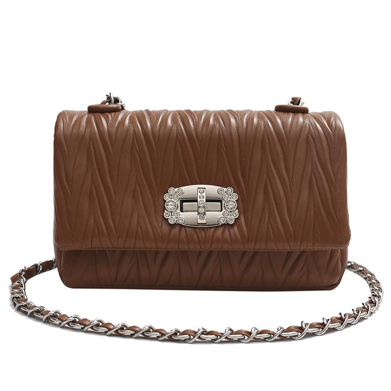 Модная роскошная женская сумка через плечо Grace Lady Retro Solid Color PU Leather Small Shoulder Bags со стразами и пряжкой-замком
Модная роскошная женская сумка через плечо Grace Lady Retro Solid Color PU Leather Small Shoulder Bags со стразами и пряжкой-замком