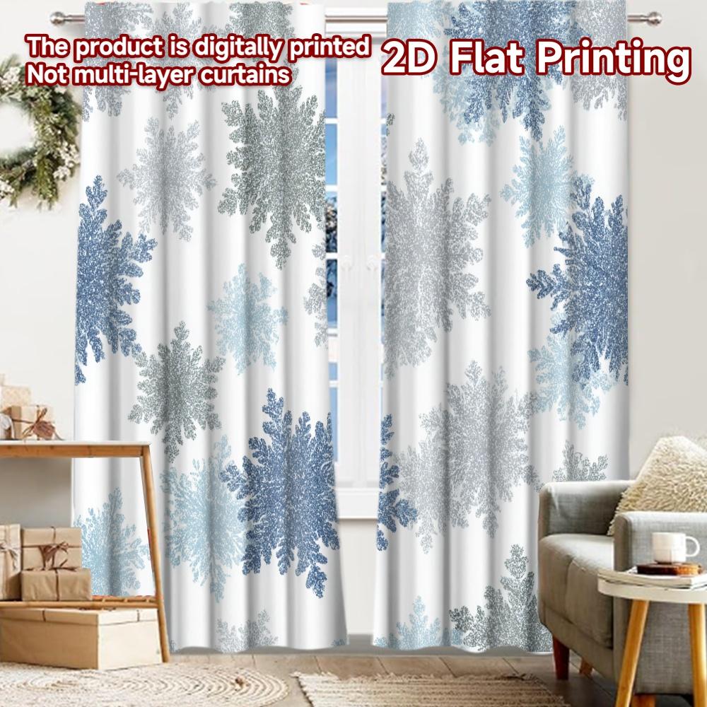 2pcs, 2D FLAT PRINTING Curtains (Without Rod) Snowflake Pattern(1) Christmas holiday curtains with digital printing Versatile 52.50 × 116.00 cm 2 pcs
2pcs, 2D FLAT PRINTING Curtains (Without Rod) Snowflake Pattern(1) Christmas holiday curtains with digital printing Versatile 52.50 × 116.00 cm 2 pcs