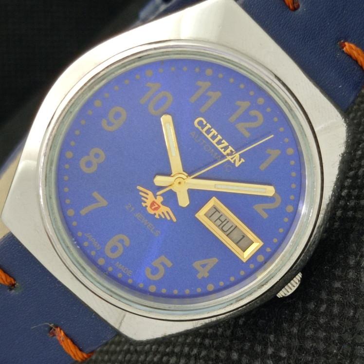 USED VINTAGE CITIZEN AUTOMATIC 8200 JAPAN MENS D/D BLUE WATCH 608k-a317254-2 SKU608k-a317254
USED VINTAGE CITIZEN AUTOMATIC 8200 JAPAN MENS D/D BLUE WATCH 608k-a317254-2 SKU608k-a317254