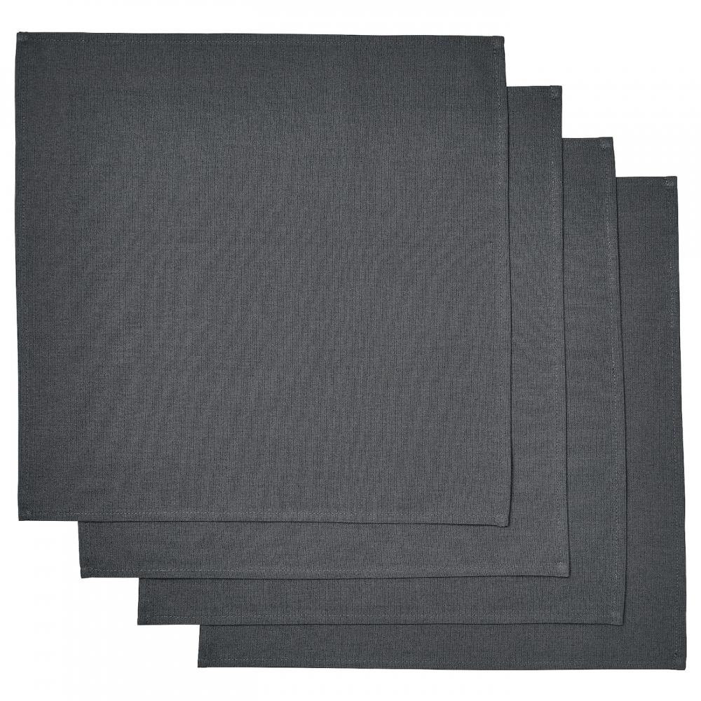 IKEA SVARTSENAP napkin dark gray 35x35 cm 
IKEA SVARTSENAP napkin dark gray 35x35 cm