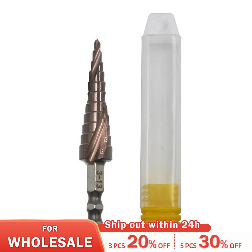 M35 Hexagonal Spiral 3-13mm Cobalt Containing Step Drill Stainless Steel Hole Opener Co Pagoda Drill Bit Cutting Tool Hexagon handle
M35 Hexagonal Spiral 3-13mm Cobalt Containing Step Drill Stainless Steel Hole Opener Co Pagoda Drill Bit Cutting Tool Hexagon handle