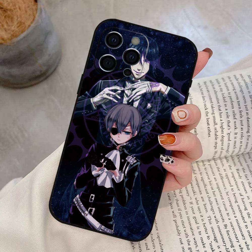 Black Butler Ciel and Sebastian Phone Case For iPhone 17,16,15,14,13,12,11 Plus,Pro Max,XS,Soft Silicone Black Cover iPhone13Pro
Black Butler Ciel and Sebastian Phone Case For iPhone 17,16,15,14,13,12,11 Plus,Pro Max,XS,Soft Silicone Black Cover iPhone13Pro