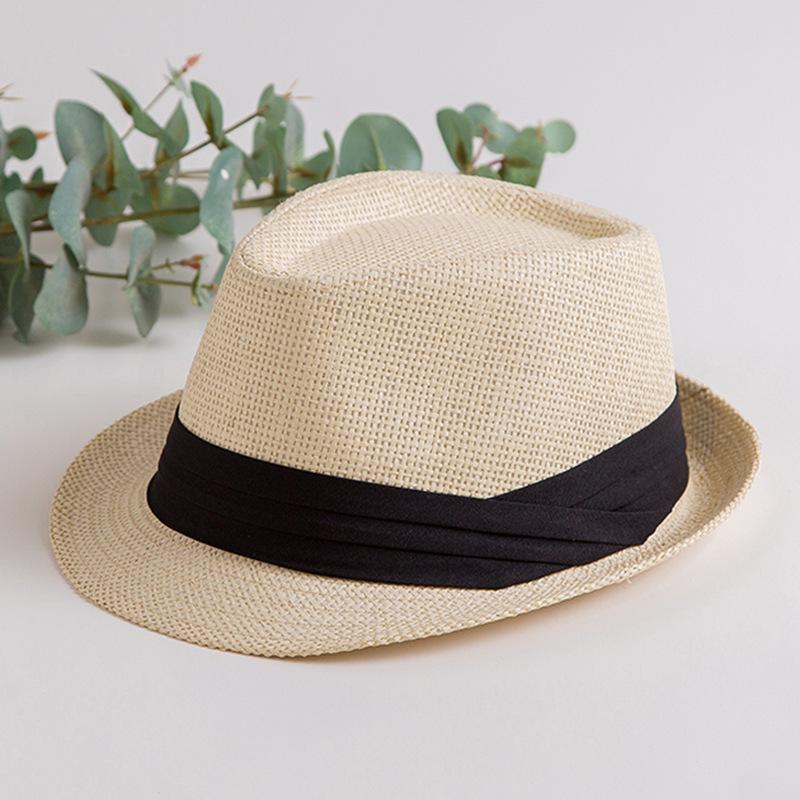 Summer Woven Straw Jazz Hat with Black Belt Adult: Fits 56-58CM Head Circumference бежевий
Summer Woven Straw Jazz Hat with Black Belt Adult: Fits 56-58CM Head Circumference бежевий