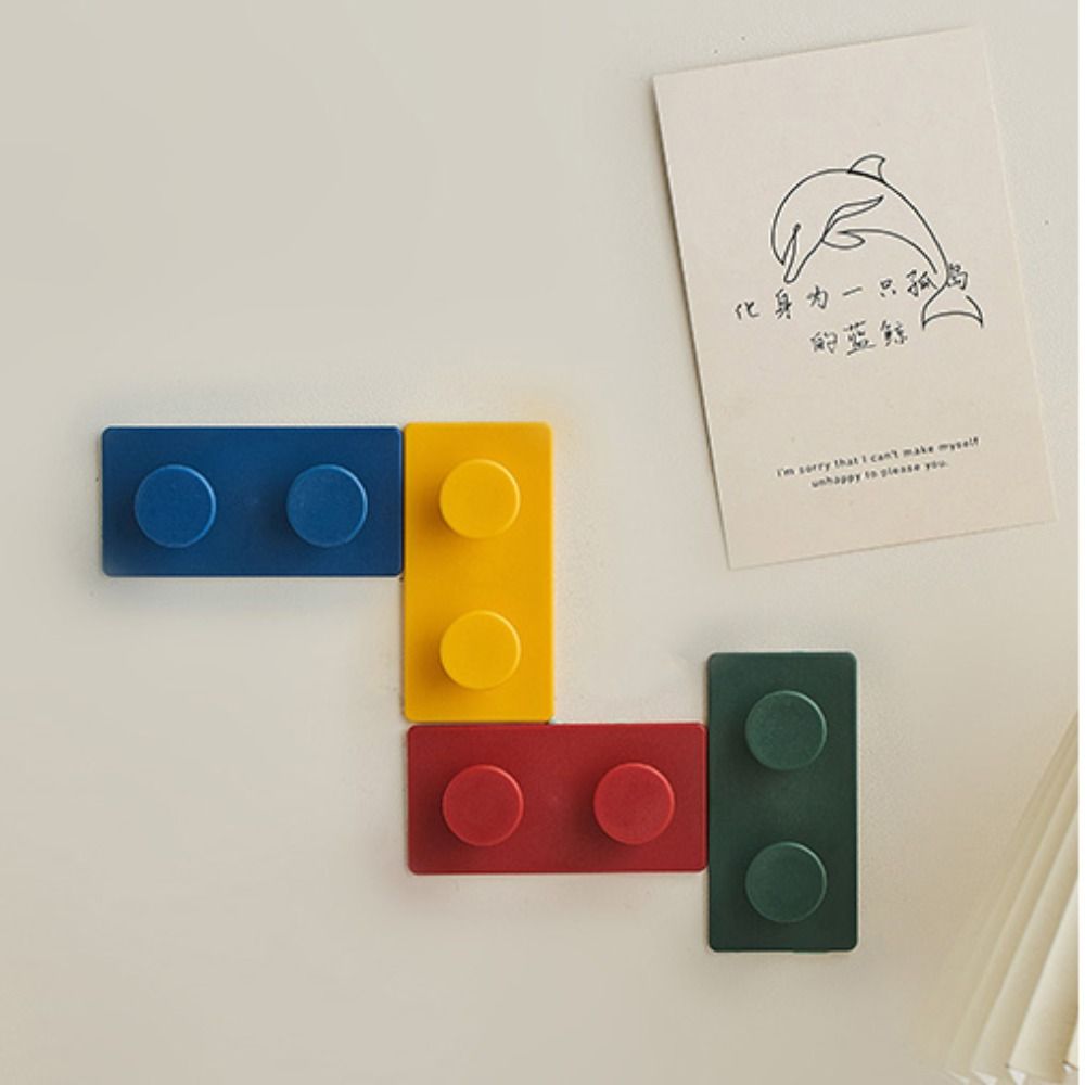 Random Convolution Building Block Strong Adhesion Key Hook Kitchen Accessories Hook Coat Hook 4Pcs
Random Convolution Building Block Strong Adhesion Key Hook Kitchen Accessories Hook Coat Hook 4Pcs