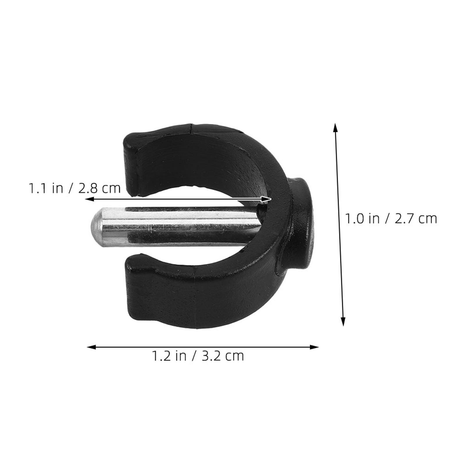 4Pcs C-Shape Clamp Walking Stick Accessories Durable Easy Maintenance Pin Locks Replacement Latch Pin Small C-Shape Clamp чорний
4Pcs C-Shape Clamp Walking Stick Accessories Durable Easy Maintenance Pin Locks Replacement Latch Pin Small C-Shape Clamp чорний