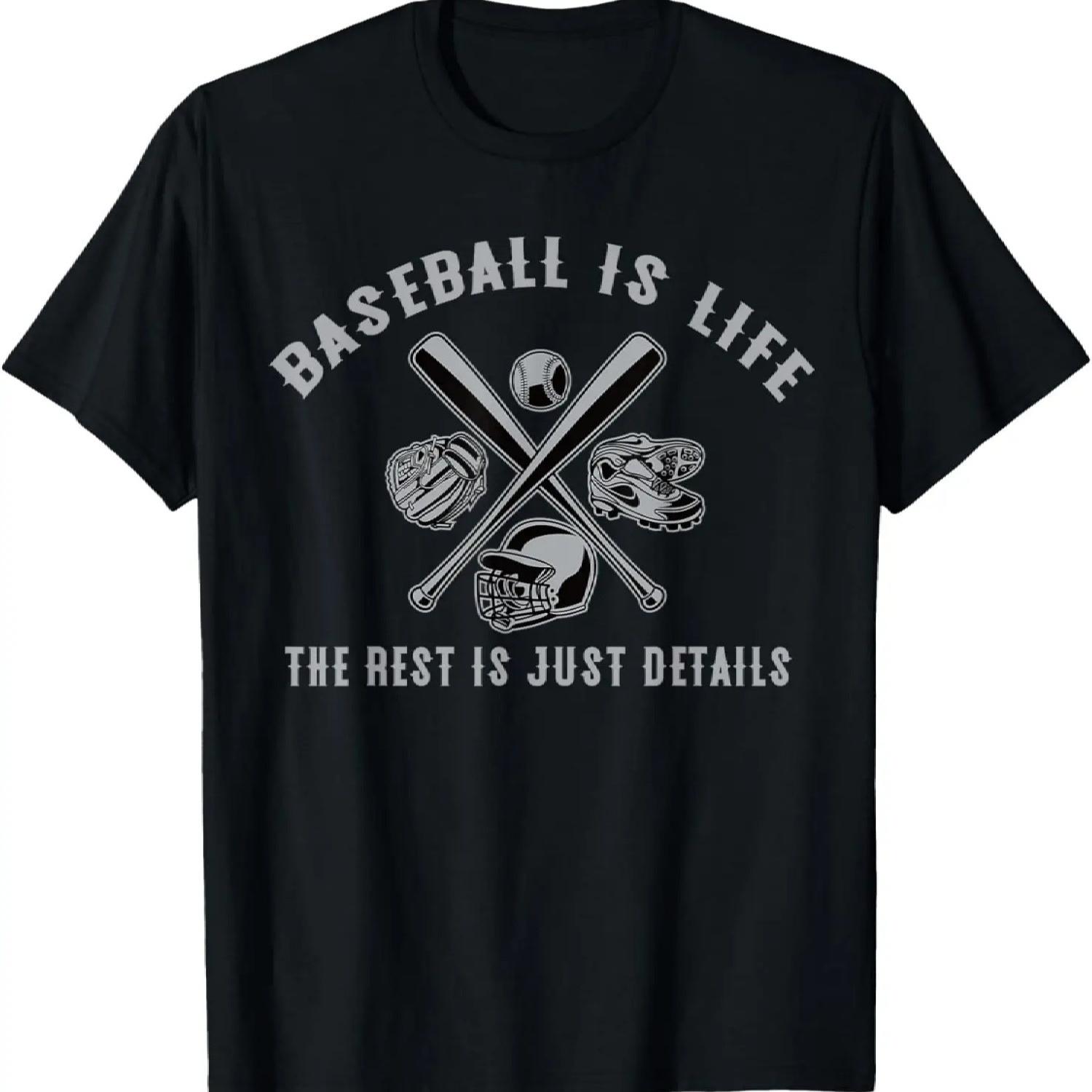 Baseball Is Life The Rest Is Just Details T-Shirt XXXXXL чорний
Baseball Is Life The Rest Is Just Details T-Shirt XXXXXL чорний