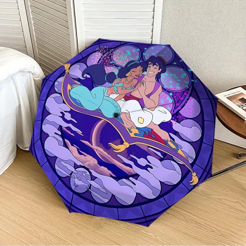 1pc Aladdin, Jasmine Automatic Folding Umbrella, 8-Rib Durable Frame, Durable Foldable Design - Elegant Gift for Commute yy251210086
1pc Aladdin, Jasmine Automatic Folding Umbrella, 8-Rib Durable Frame, Durable Foldable Design - Elegant Gift for Commute yy251210086