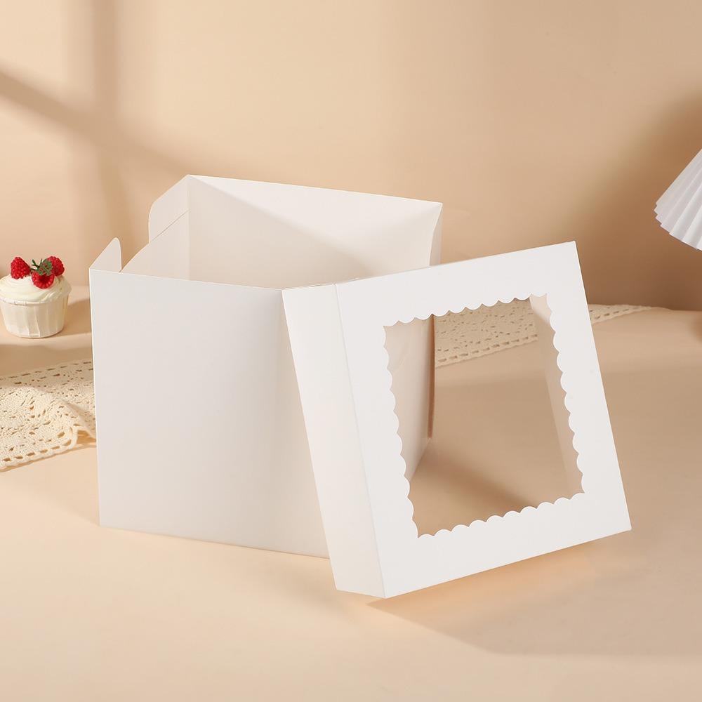 10pcs with Window Pastry Box Square Cake Container Disposable Cake Packaging Box Commercial S
10pcs with Window Pastry Box Square Cake Container Disposable Cake Packaging Box Commercial S