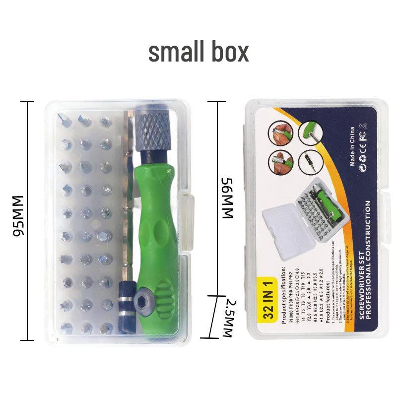 Набор многофункциональных отверток 32 в 1 для ремонта мобильных телефонов и компьютеров
Набор многофункциональных отверток 32 в 1 для ремонта мобильных телефонов и компьютеров