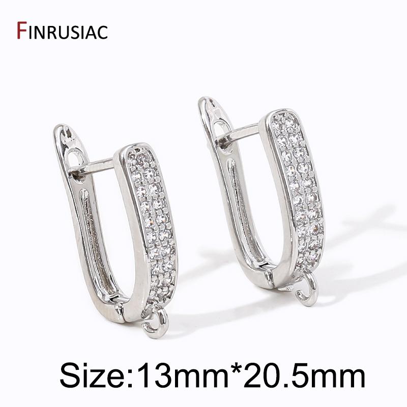 DIY Shvenzy Earwire Supplies 18K Gold Plated Brass Zircon Fasteners Butterfly Earring Hooks For Women Wedding Earrings Making 1 pair
DIY Shvenzy Earwire Supplies 18K Gold Plated Brass Zircon Fasteners Butterfly Earring Hooks For Women Wedding Earrings Making 1 pair