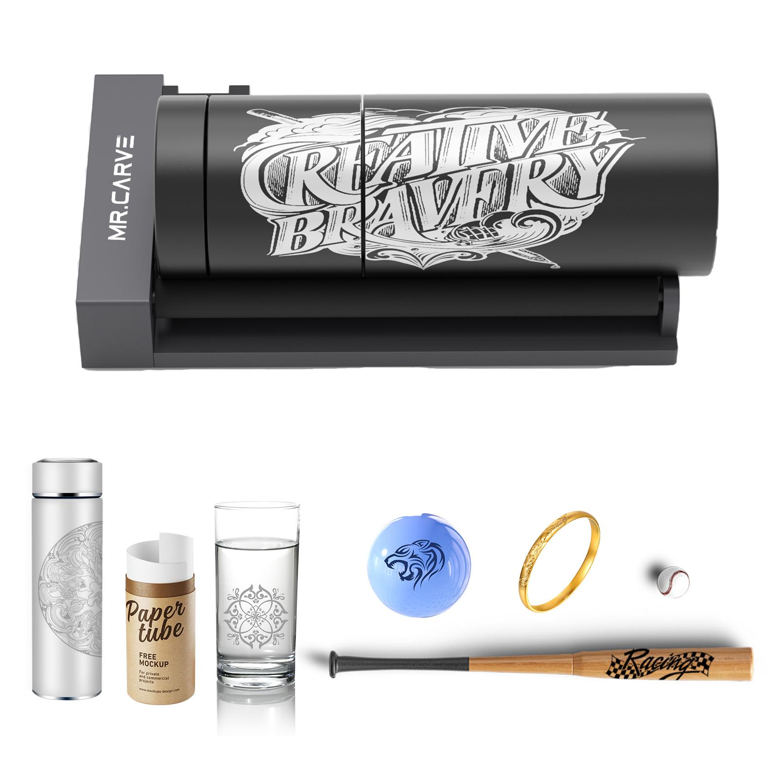 Mr.Carve RT5 Роликовый аксессуар для лазерной гравировки подходит для цилиндрических объектов с поворотом на 360 градусов чёрный
Mr.Carve RT5 Роликовый аксессуар для лазерной гравировки подходит для цилиндрических объектов с поворотом на 360 градусов чёрный