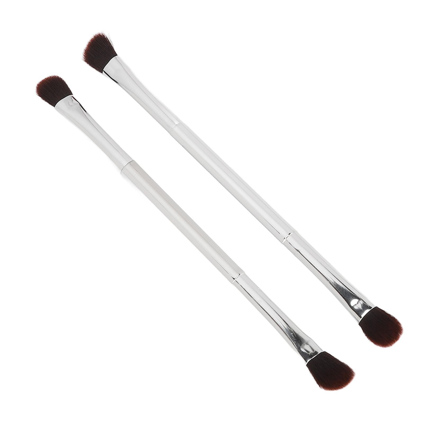 2pcs Double Ended Eyeshadow Brush Set Silver Makeup Soft Fiber Hair Nose Contour Brush Cosmetic Tool
2pcs Double Ended Eyeshadow Brush Set Silver Makeup Soft Fiber Hair Nose Contour Brush Cosmetic Tool