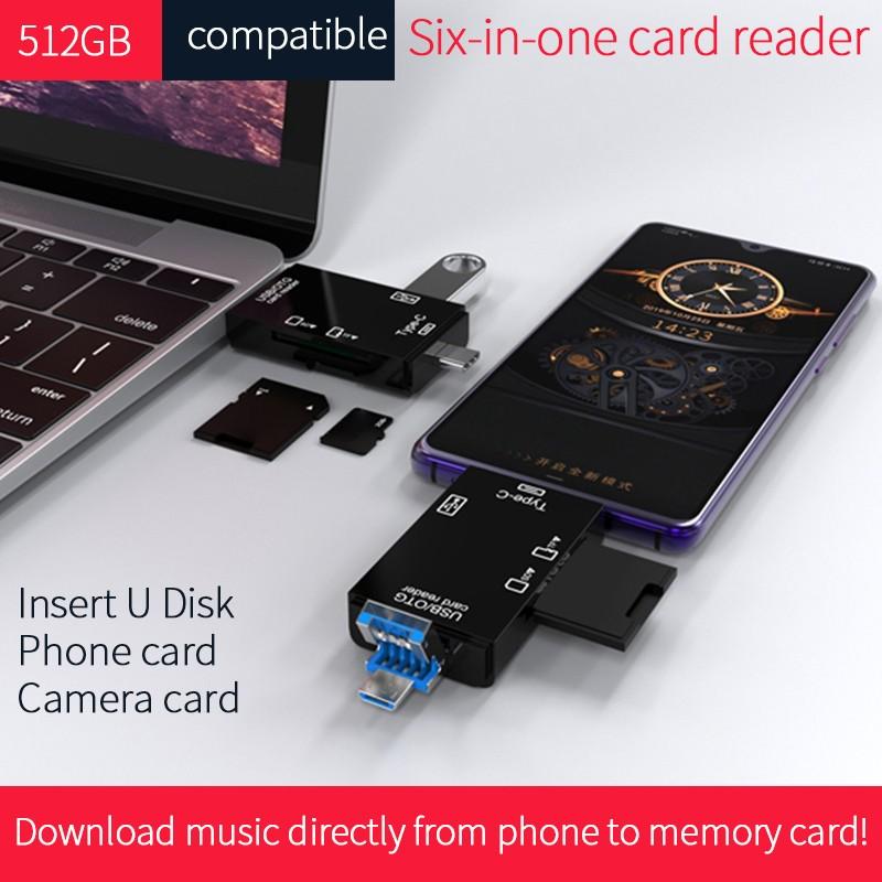 6 в 1 Тип C HUB адаптер USB3.0 многофункциональный кард-ридер USB + TYPE-C + SD + TF + OTG для MacBook
6 в 1 Тип C HUB адаптер USB3.0 многофункциональный кард-ридер USB + TYPE-C + SD + TF + OTG для MacBook