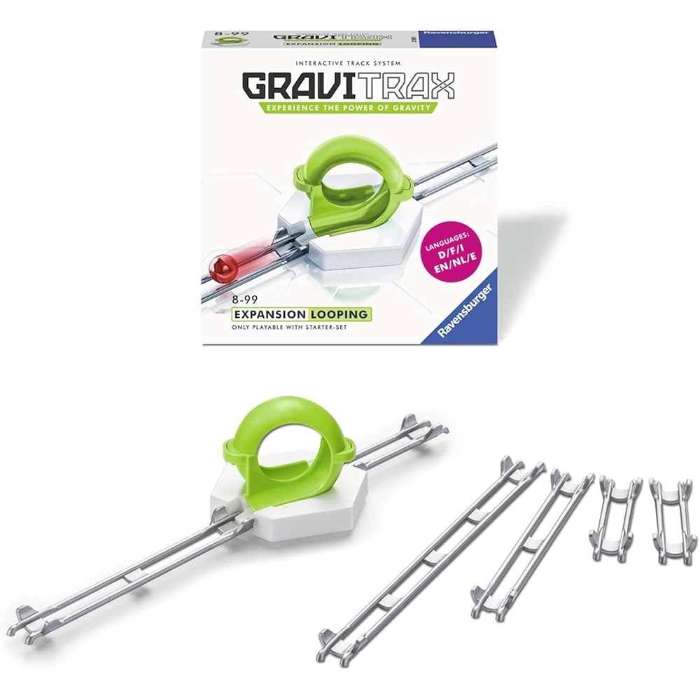 Ravensburger GraviTrax Marble Run Loop Expansion Set 27599 Educational Toy for Ages 8 and Up
Ravensburger GraviTrax Marble Run Loop Expansion Set 27599 Educational Toy for Ages 8 and Up