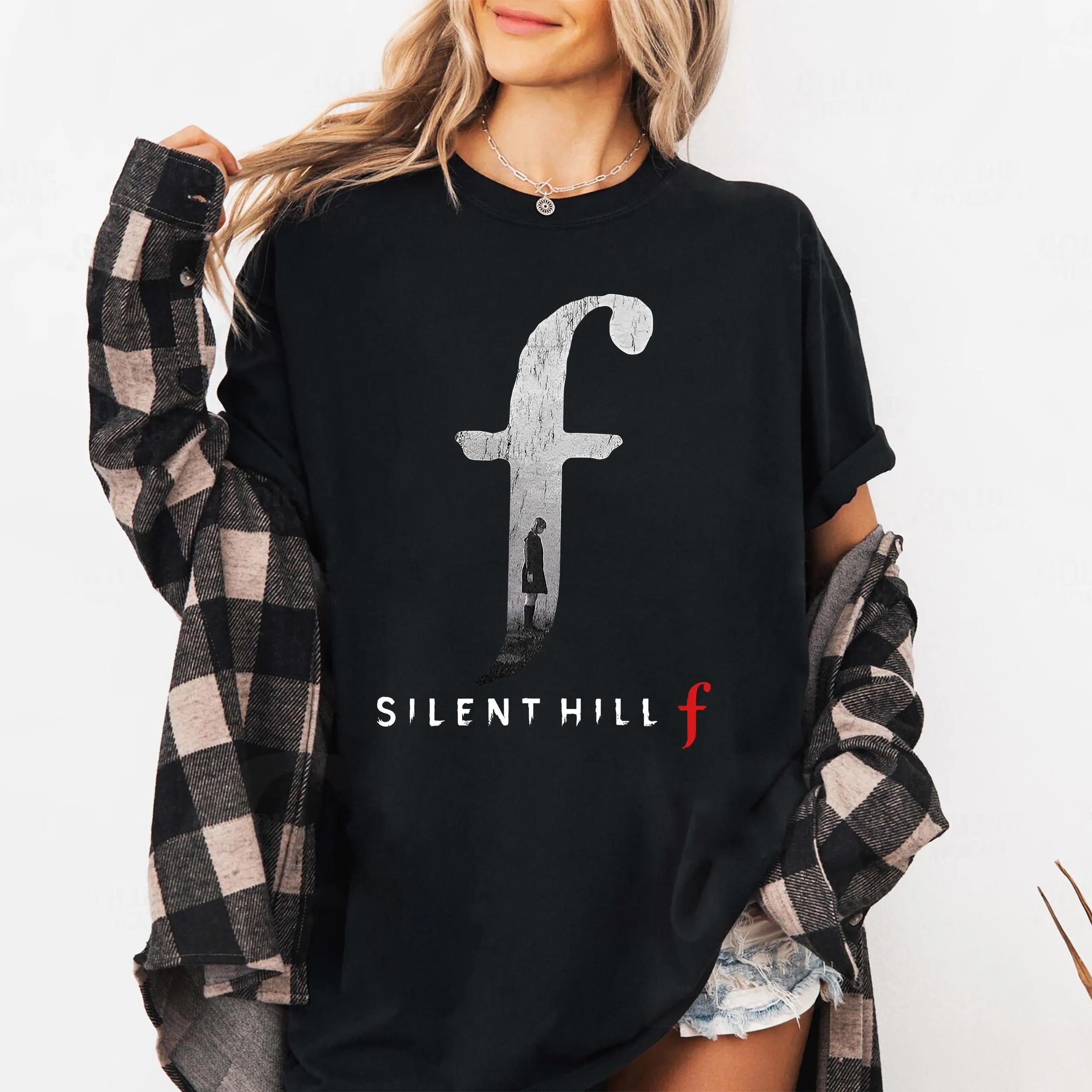 Футболка Silent Hill F Ретро-узор из хоррор-игры Футболка для унисекс и фанатов-унисекс игроков в хоррор-игры S
Футболка Silent Hill F Ретро-узор из хоррор-игры Футболка для унисекс и фанатов-унисекс игроков в хоррор-игры S