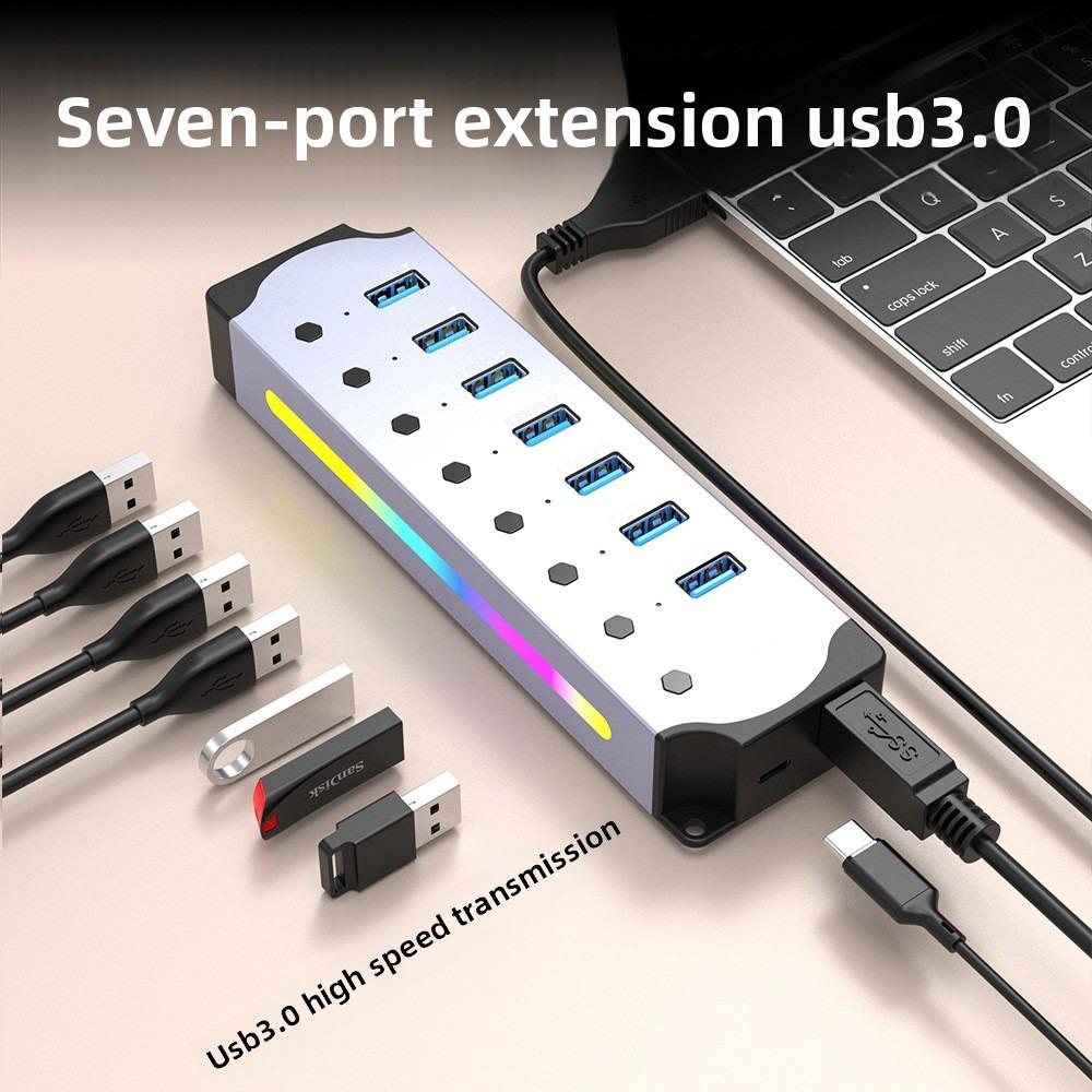 Крутой USB 3.0 концентратор 7 портов алюминиевый сплав разветвитель ПК расширитель высокоскоростная передача данных Cool 4-port hub
Крутой USB 3.0 концентратор 7 портов алюминиевый сплав разветвитель ПК расширитель высокоскоростная передача данных Cool 4-port hub