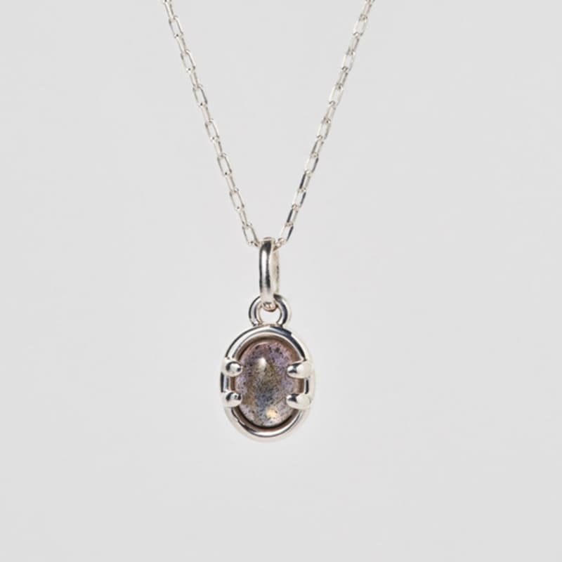 Liersi Minue labradorite necklace Silver(pure) - 42cm
Liersi Minue labradorite necklace Silver(pure) - 42cm