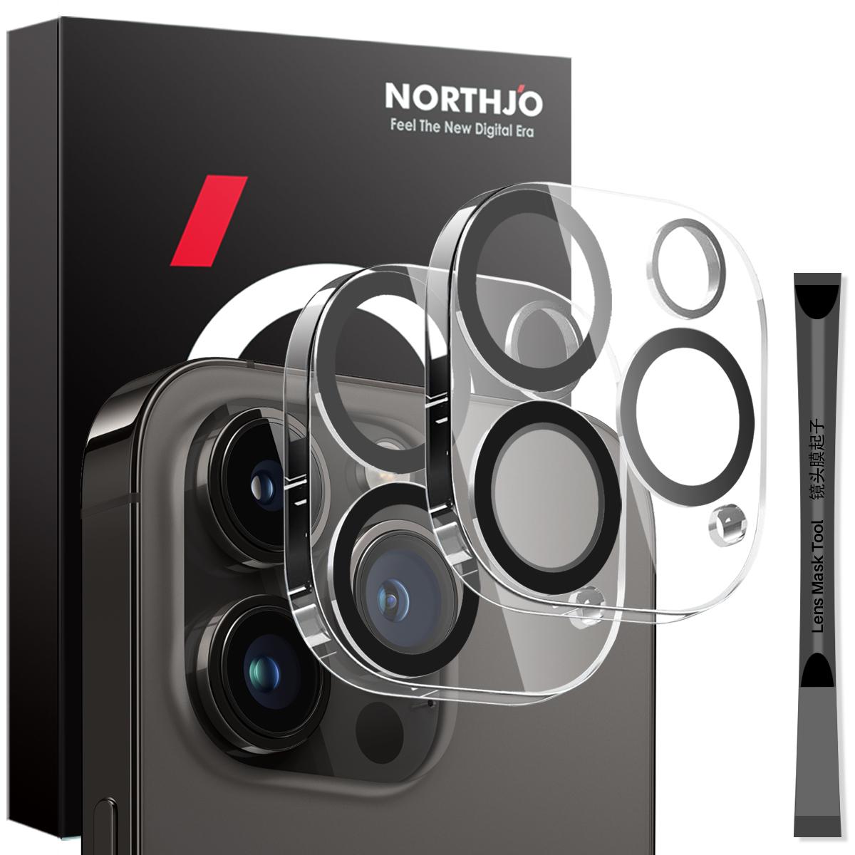 NORTHJO 2Pcs For iPhone 14 Pro/14 Pro Max Camera Lens Protector Black Circles HD Clear Tempered Glass Lens Film 3D Full Coverage Type A
NORTHJO 2Pcs For iPhone 14 Pro/14 Pro Max Camera Lens Protector Black Circles HD Clear Tempered Glass Lens Film 3D Full Coverage Type A