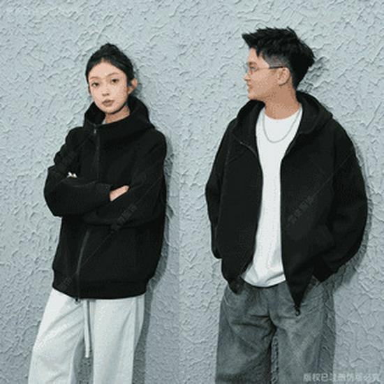Snow Beast Trend Double-Sided Fleece Hooded Jacket for Men and Women - Casual Autumn Wear M (90-125 jin) чорний
Snow Beast Trend Double-Sided Fleece Hooded Jacket for Men and Women - Casual Autumn Wear M (90-125 jin) чорний