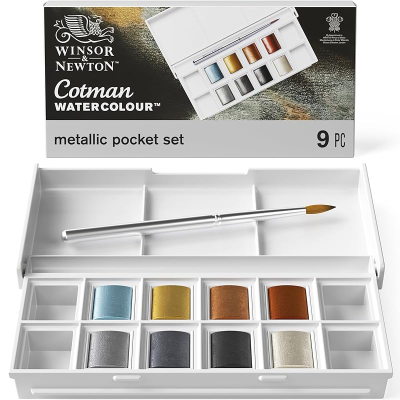 Winsor & Newton windsor & newton watercolor paints cotman water color 8 color set metallic pocket set half bread
Winsor & Newton windsor & newton watercolor paints cotman water color 8 color set metallic pocket set half bread