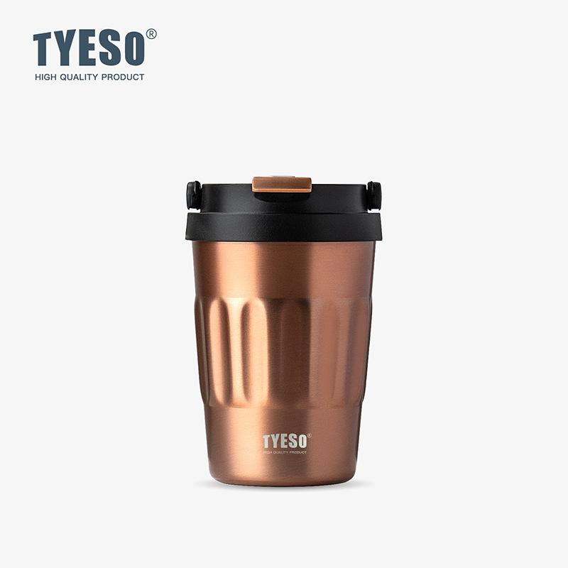 Tyeso 400ml Vintage Stainless Steel Vacuum Insulated Coffee Cup Portable Travel Thermos Mug with Handle Design for Daily Use 400ML
Tyeso 400ml Vintage Stainless Steel Vacuum Insulated Coffee Cup Portable Travel Thermos Mug with Handle Design for Daily Use 400ML