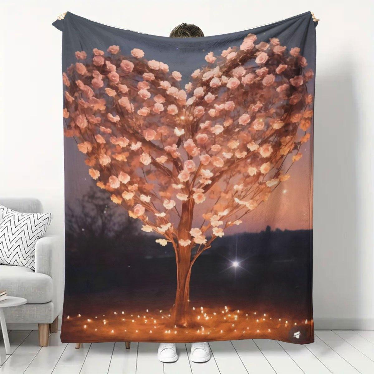 Heart shaped flower tree blanket - soft fluff, romantic flower design, perfect for home decoration, unique gift 75x90cm
Heart shaped flower tree blanket - soft fluff, romantic flower design, perfect for home decoration, unique gift 75x90cm