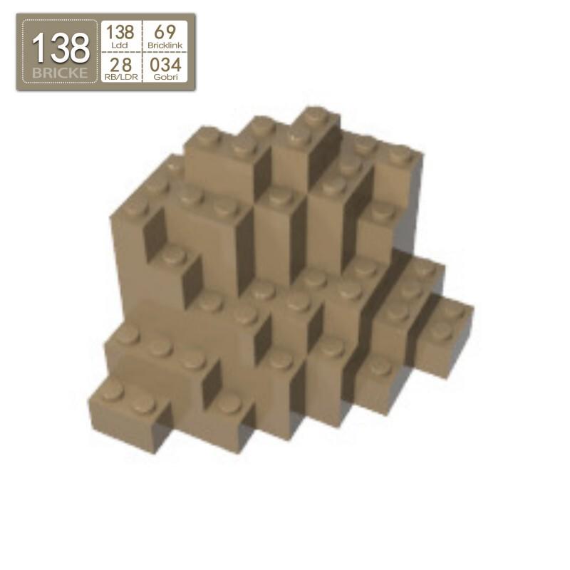 BRICKE 23996 Mountain Building Blocks 8x8x6 - Compatible with LEGO Parts for MOC & DIY Piece жёлтый
BRICKE 23996 Mountain Building Blocks 8x8x6 - Compatible with LEGO Parts for MOC & DIY Piece жёлтый