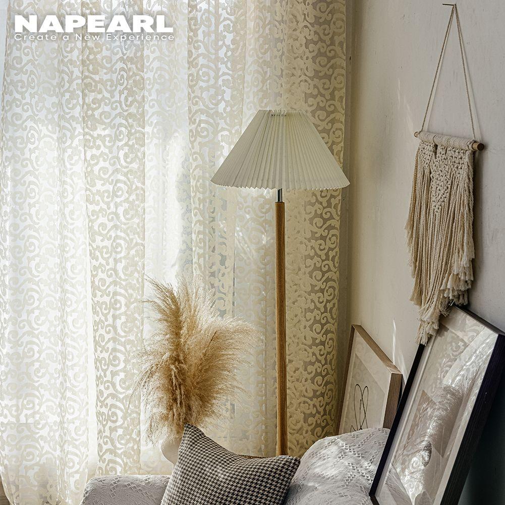 1 шт. NAPEARL Європейський стиль Жаккардова Органза Тюль Прозора Гардина для Вітальні Спальні Домашній Декор W300cm x L270cm вершковий
1 шт. NAPEARL Європейський стиль Жаккардова Органза Тюль Прозора Гардина для Вітальні Спальні Домашній Декор W300cm x L270cm вершковий