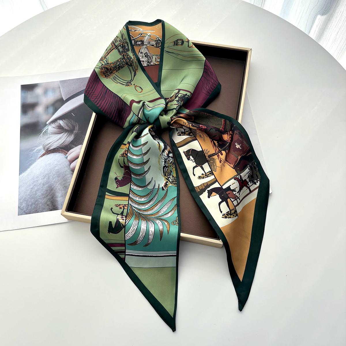 Elegant Print Skinny Scarf For Women Luxury Hair Band Soft Stain Silk Ribbon Tie Neck Bag Scarf Fashion Wrist Belt Neckerchief
Elegant Print Skinny Scarf For Women Luxury Hair Band Soft Stain Silk Ribbon Tie Neck Bag Scarf Fashion Wrist Belt Neckerchief