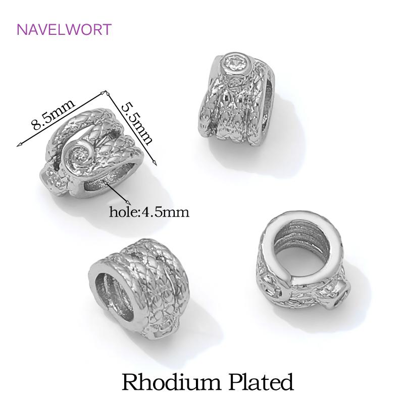 18K Gold Plated Brass With Zircon Spacer Beads For Jewelry Making,Separator For Beads,Decorative Beads,DIY Bracelet Accessories 4 Pieces
18K Gold Plated Brass With Zircon Spacer Beads For Jewelry Making,Separator For Beads,Decorative Beads,DIY Bracelet Accessories 4 Pieces
