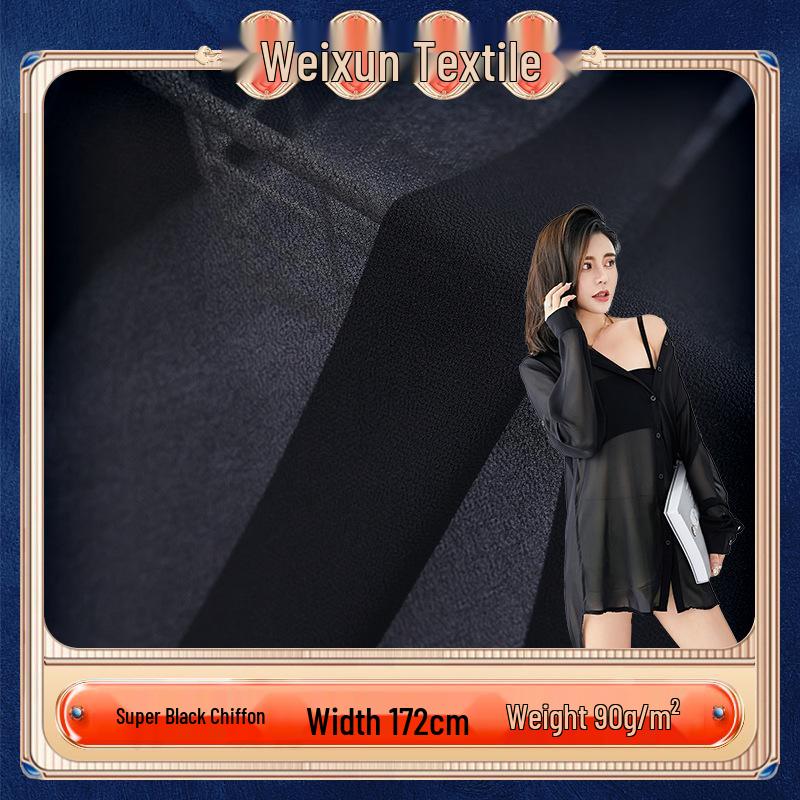 Ультрачорна шовкова шифонова сукня-ханьфу з хусткою Bulk Price (Over 2000 meters)
Ультрачорна шовкова шифонова сукня-ханьфу з хусткою Bulk Price (Over 2000 meters)