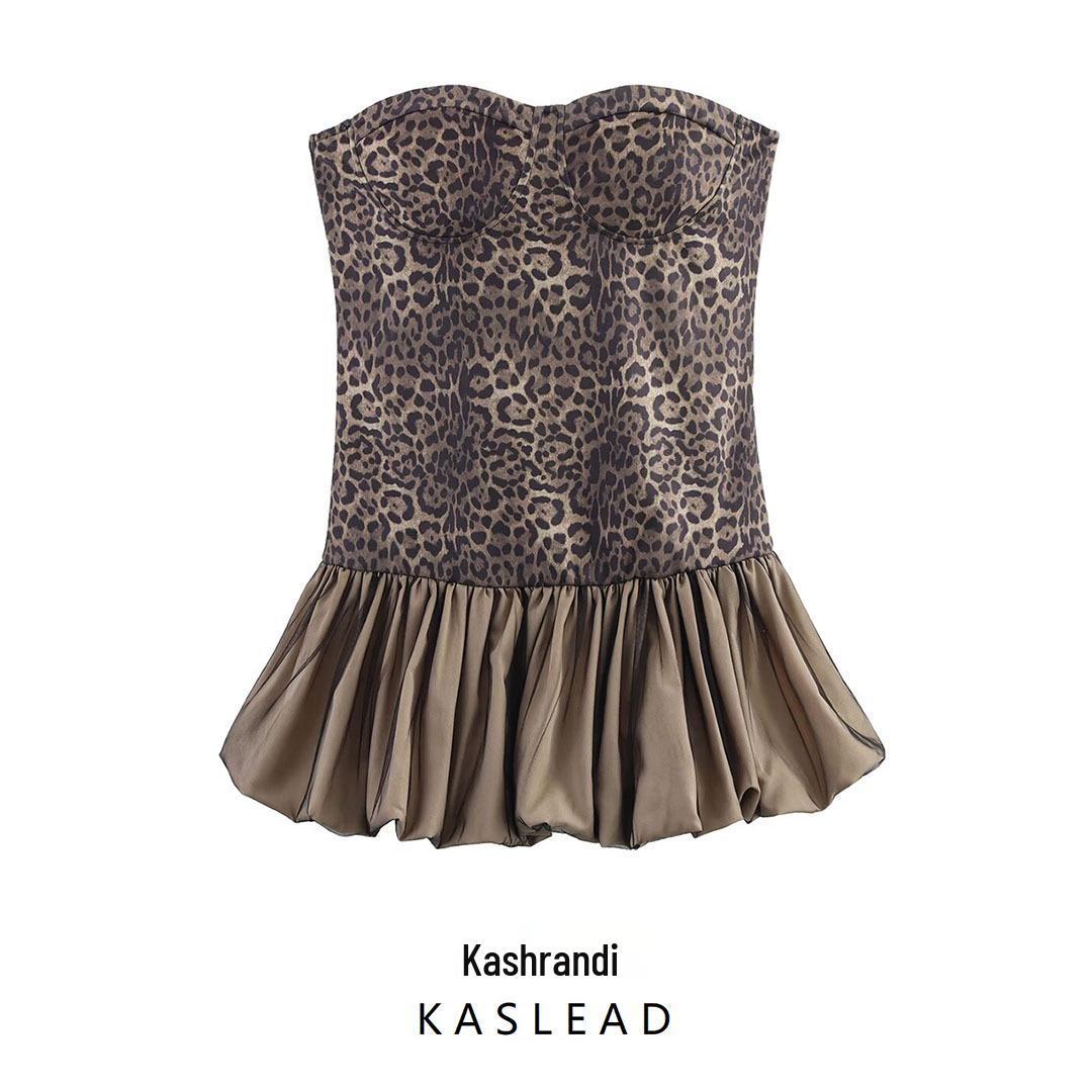 2025 Spring Women s European & American Style Leopard Print Strapless Puff Skirt S цветной печати леопарда
2025 Spring Women s European & American Style Leopard Print Strapless Puff Skirt S цветной печати леопарда