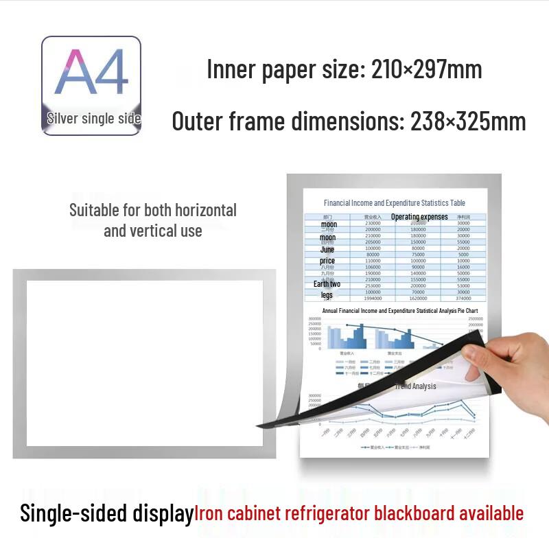Miaojiayi A4 Magnetic Display Frames
Miaojiayi A4 Magnetic Display Frames