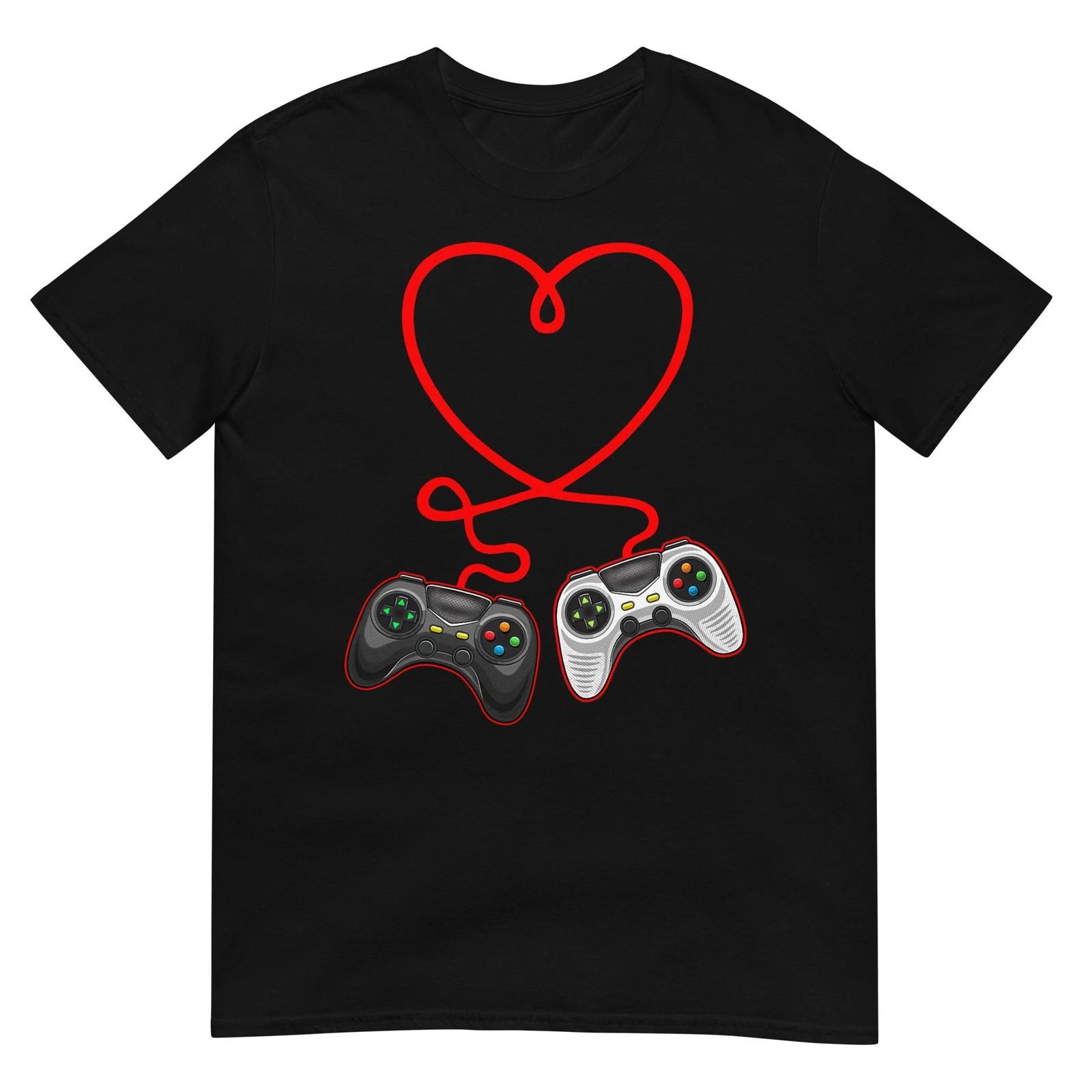 Video Gamer Valentines Day T-Shirt With Controllers Heart T-Shirt S
Video Gamer Valentines Day T-Shirt With Controllers Heart T-Shirt S