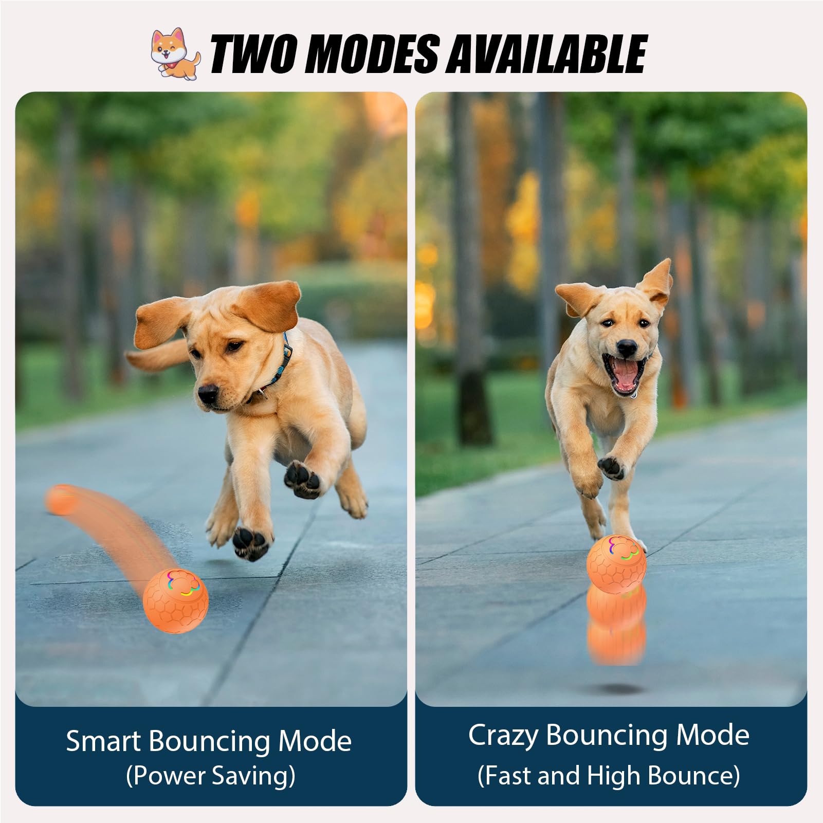 Active Roling Ball for Dogs - 2.2 Sturdy Motion Actived Interactive Dog Ball for Puppy/Small/Medium Dogs, USB Rechargeable Ball жовтий
Active Roling Ball for Dogs - 2.2 Sturdy Motion Actived Interactive Dog Ball for Puppy/Small/Medium Dogs, USB Rechargeable Ball жовтий