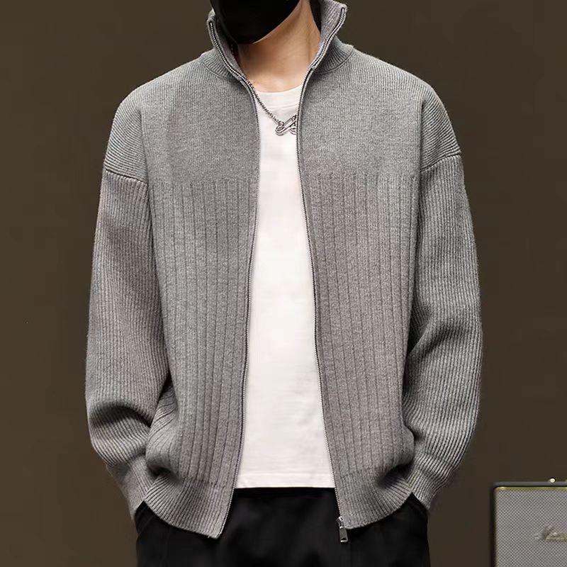 Men s Retro Japanese Style Zipper Cardigan - Autumn/Winter Loose Knit Sweater Jacket L сірий колір
Men s Retro Japanese Style Zipper Cardigan - Autumn/Winter Loose Knit Sweater Jacket L сірий колір