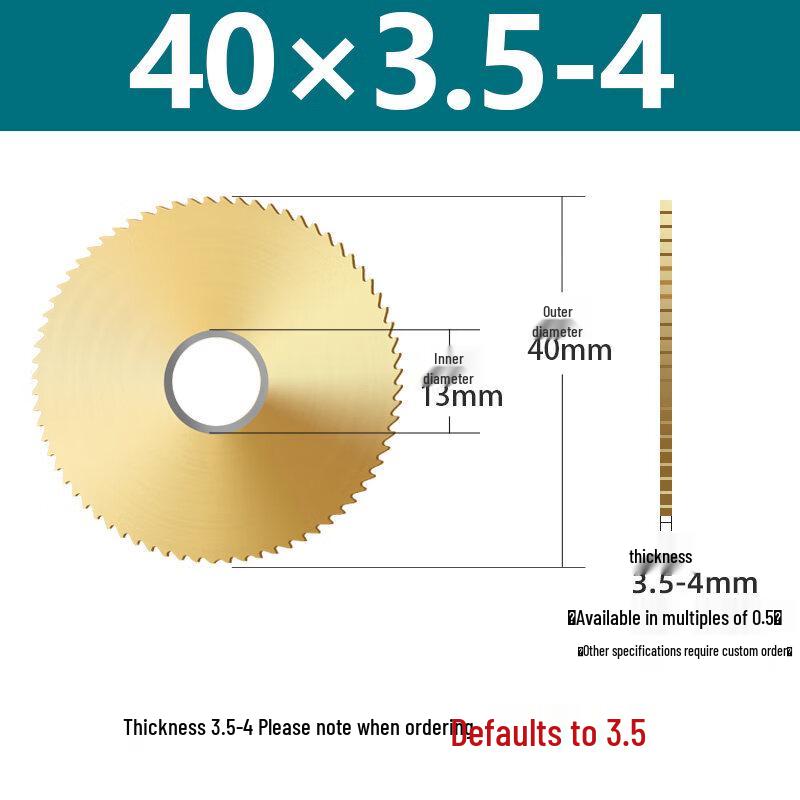 Cobalt Titanium High-Speed Steel Saw Blade Milling Cutter
Cobalt Titanium High-Speed Steel Saw Blade Milling Cutter