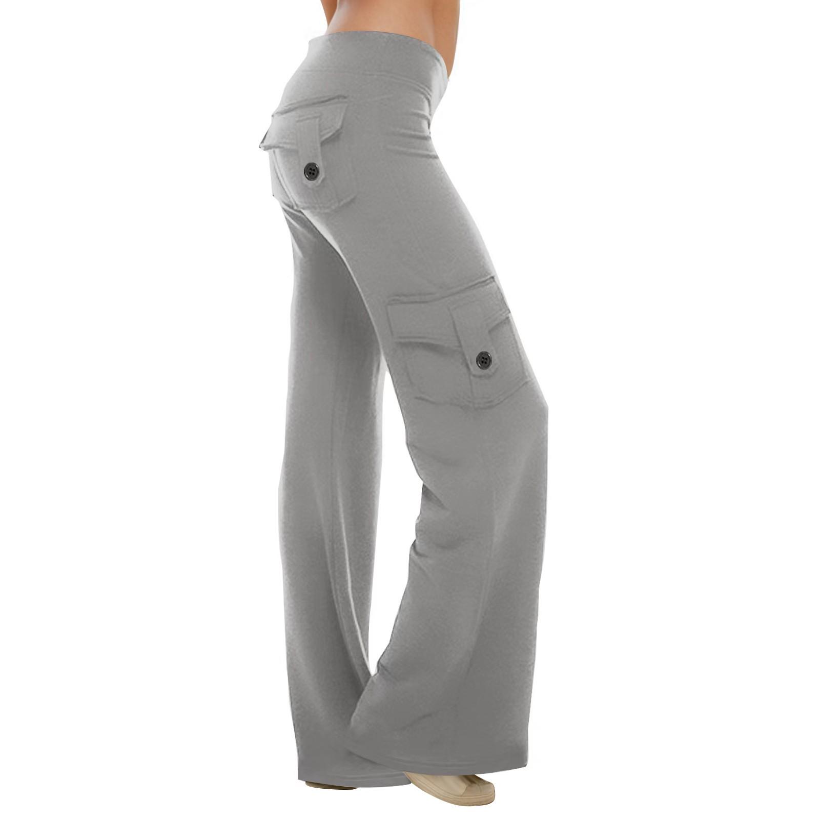 Women s Fashion Stretch Waist Multi-Pocket Color Yoga Pants Casual Pants XS
Women s Fashion Stretch Waist Multi-Pocket Color Yoga Pants Casual Pants XS