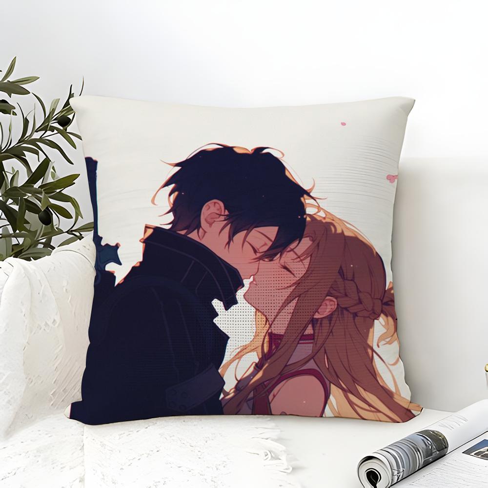 SSword Art OOnline SAO Pillow Case Cotton Linen Fabric Square Zipper Pillowcase Home Decorative Living Room 30X30cm
SSword Art OOnline SAO Pillow Case Cotton Linen Fabric Square Zipper Pillowcase Home Decorative Living Room 30X30cm