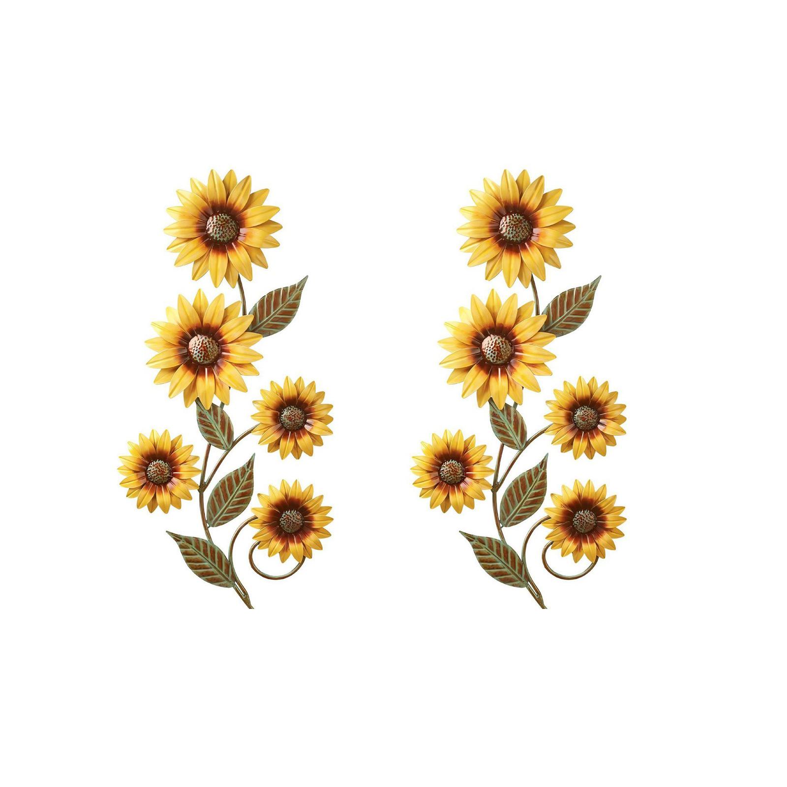 Metal Wall Decor Silhouette Two Sunflowers Rusted Finish Iron Craft Art Sculpture for Indoor Outdoor Hanging Decoration KY A20 one size жовтий
Metal Wall Decor Silhouette Two Sunflowers Rusted Finish Iron Craft Art Sculpture for Indoor Outdoor Hanging Decoration KY A20 one size жовтий