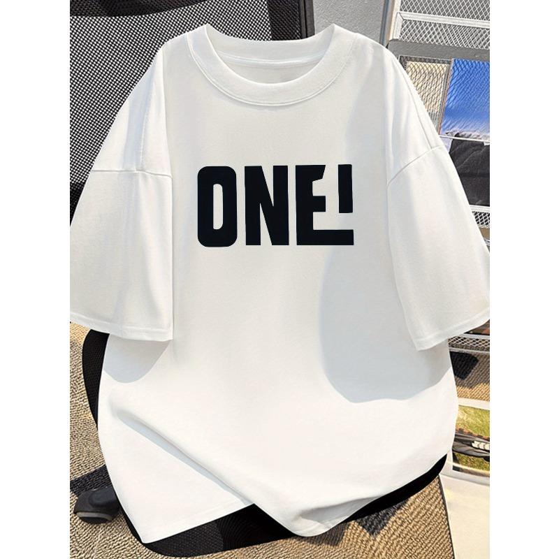 Bold Letter Print T-Shirt for Men 100% Cotton Lightweight Regular Fit Casual Summer Tee with Minimalist Design, Machine Washable 4XL білий
Bold Letter Print T-Shirt for Men 100% Cotton Lightweight Regular Fit Casual Summer Tee with Minimalist Design, Machine Washable 4XL білий