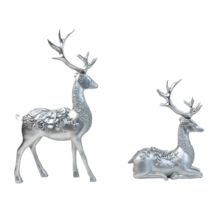 Luxurious Mooses Desk Accent Resins Deer Adornment for Enduring Home and Office Elegances срібний
Luxurious Mooses Desk Accent Resins Deer Adornment for Enduring Home and Office Elegances срібний
