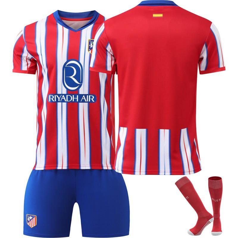 2425 Atletico Madrid Home Football Uniform No. 7 Gletzman Jersey Set 19 Alvarez Men With Socks 24-yard
2425 Atletico Madrid Home Football Uniform No. 7 Gletzman Jersey Set 19 Alvarez Men With Socks 24-yard