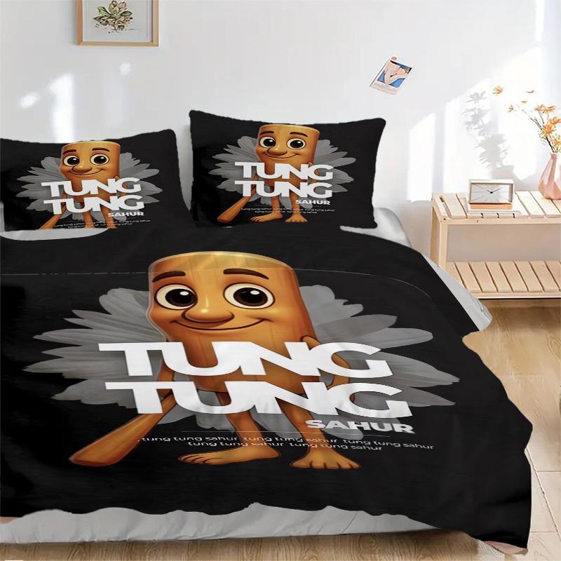 Постельное белье Tung Tung Sahur - 3 предмета, пододеяльник, подарок для спальни, без наполнителяB134 135x200cm
Постельное белье Tung Tung Sahur - 3 предмета, пододеяльник, подарок для спальни, без наполнителяB134 135x200cm