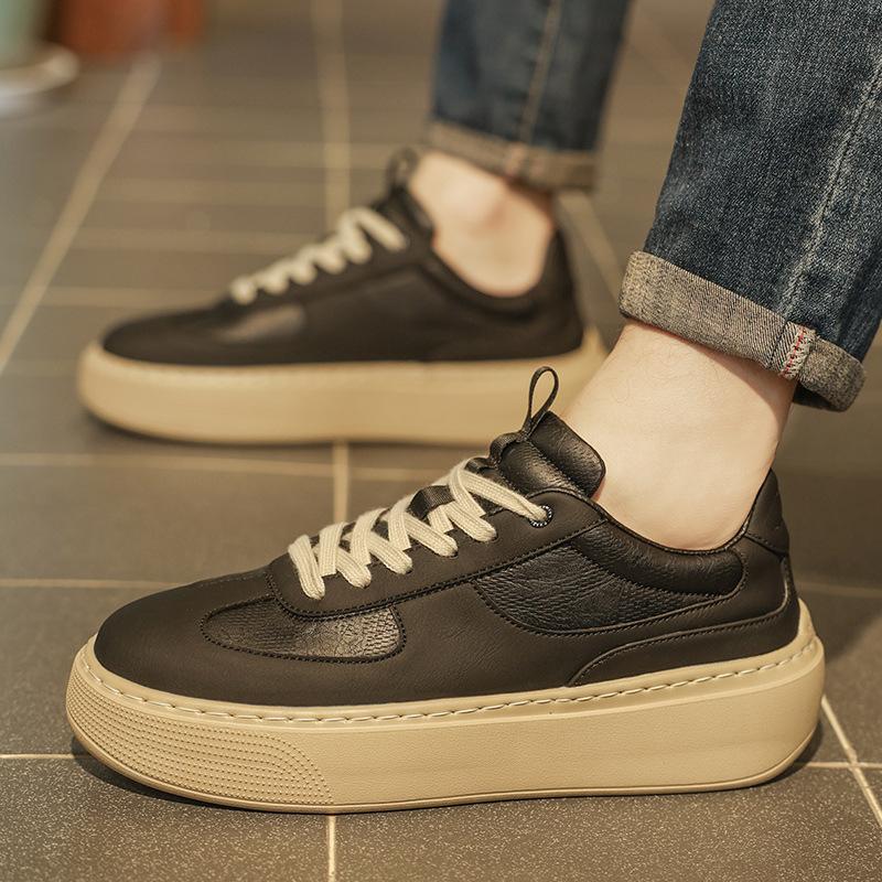 Men s shoes summer little white shoes platform heightening white breathable casual shoes fashion sports shoes leather versatile board shoes 39
Men s shoes summer little white shoes platform heightening white breathable casual shoes fashion sports shoes leather versatile board shoes 39