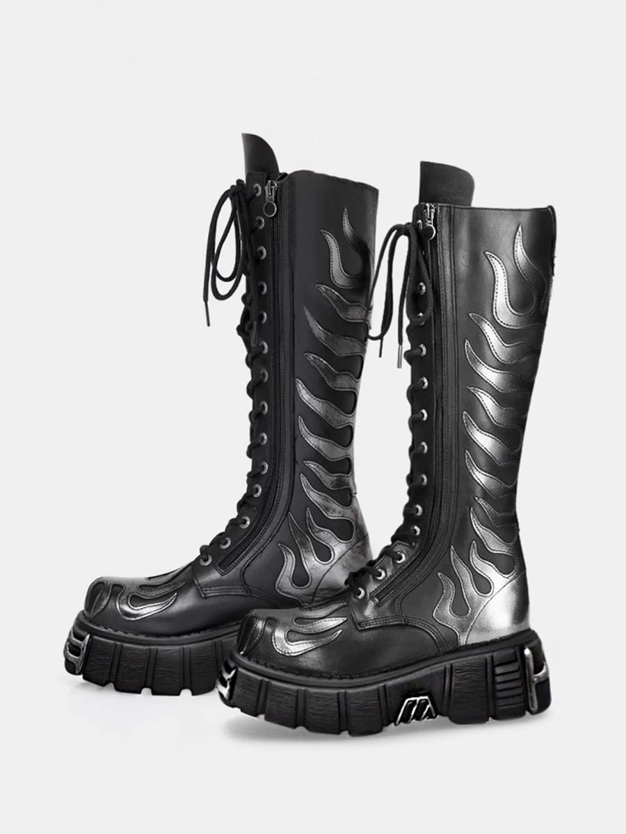 Winter New Platform Women Long Boots Lace Up Ladies Elegant Knee High Boots Shoes Thick Bottom Motorcycle Boots 35
Winter New Platform Women Long Boots Lace Up Ladies Elegant Knee High Boots Shoes Thick Bottom Motorcycle Boots 35