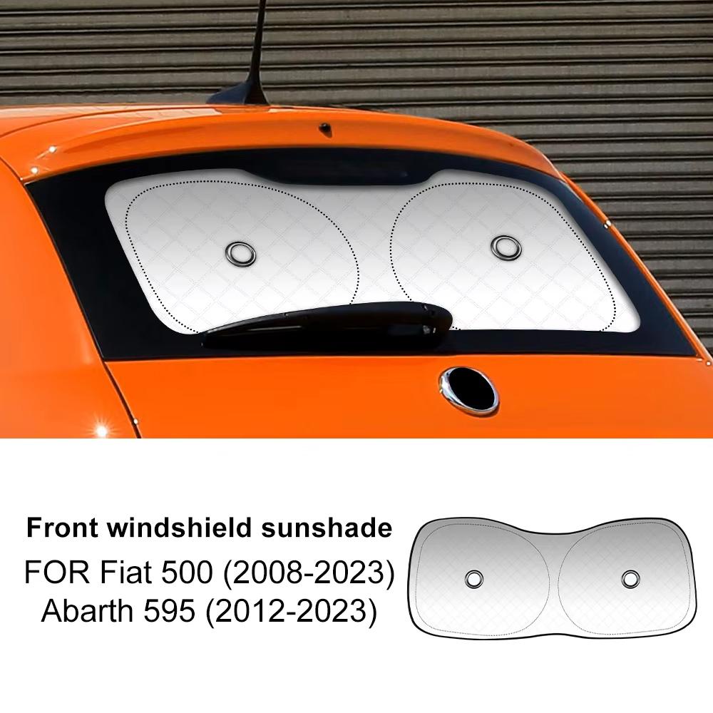 Car Front Rear Sunshade Windshield For Fiat 500 2008-2025 For Abarth 595 2012-2025 Car Visor Windscreen Folding UV Protection
Car Front Rear Sunshade Windshield For Fiat 500 2008-2025 For Abarth 595 2012-2025 Car Visor Windscreen Folding UV Protection