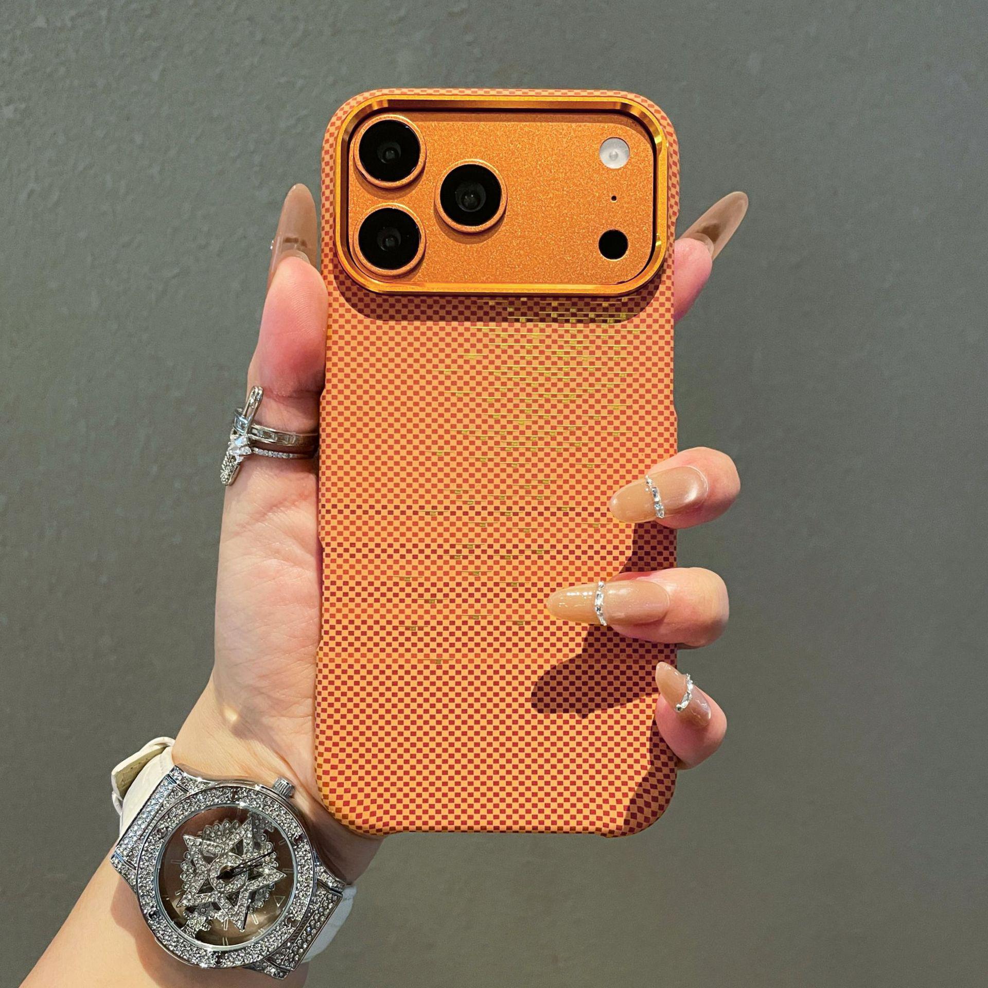 Apple 17Pro Carbon Fiber Pattern Magnetic Phone Case for iPhone 16/15 PM iPhone 16 Pro Max
Apple 17Pro Carbon Fiber Pattern Magnetic Phone Case for iPhone 16/15 PM iPhone 16 Pro Max