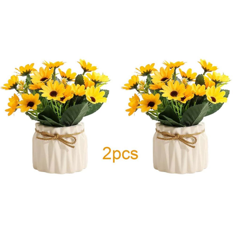 2 шт. Домашнее искусственное украшение в виде подсолнуха, имитация цветов в горшке
2 шт. Домашнее искусственное украшение в виде подсолнуха, имитация цветов в горшке